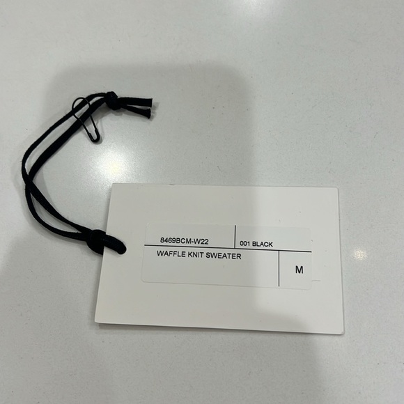 Co Featherweight Waffle Stitch Cashmere Sweater - Picture 3 of 9